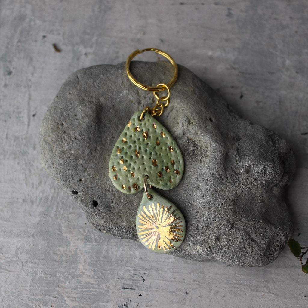 Ceramic Keychains / Bag tags by Katherine Wheeler - Tribe Castlemaine