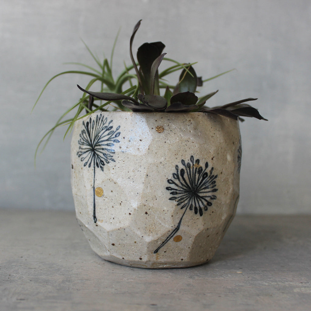 Ceramic Planters Dandelion - Tribe Castlemaine