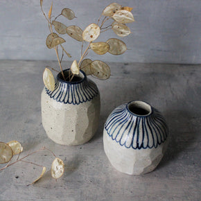 Ceramic Vases Blue Daisy - Tribe Castlemaine