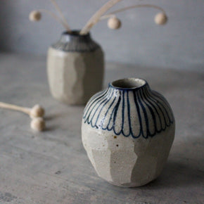 Ceramic Vases Blue Daisy - Tribe Castlemaine