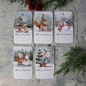 Christmas Vintage Gift Tag Packs - Tribe Castlemaine