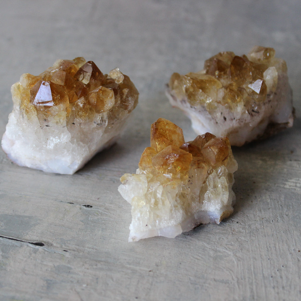 Citrine Crystal Clusters - Tribe Castlemaine