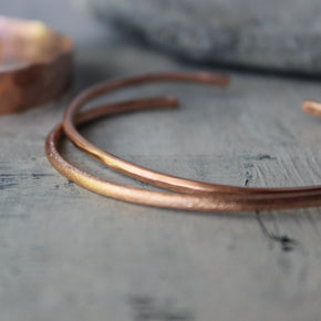Copper Cuff Bangles - Tribe Castlemaine
