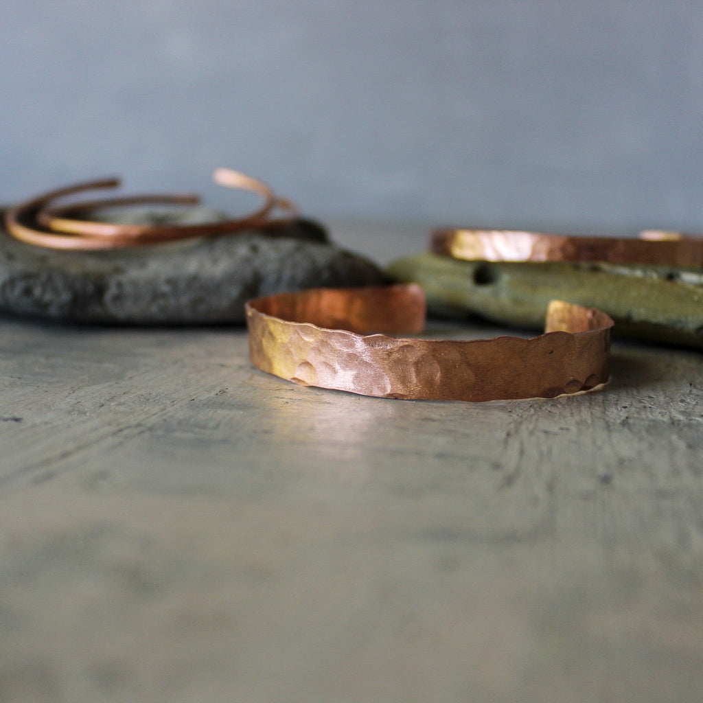 Copper Cuff Bangles - Tribe Castlemaine