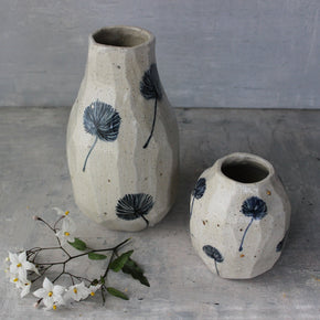 Dandelion Vase Indigo Gold - Tribe Castlemaine