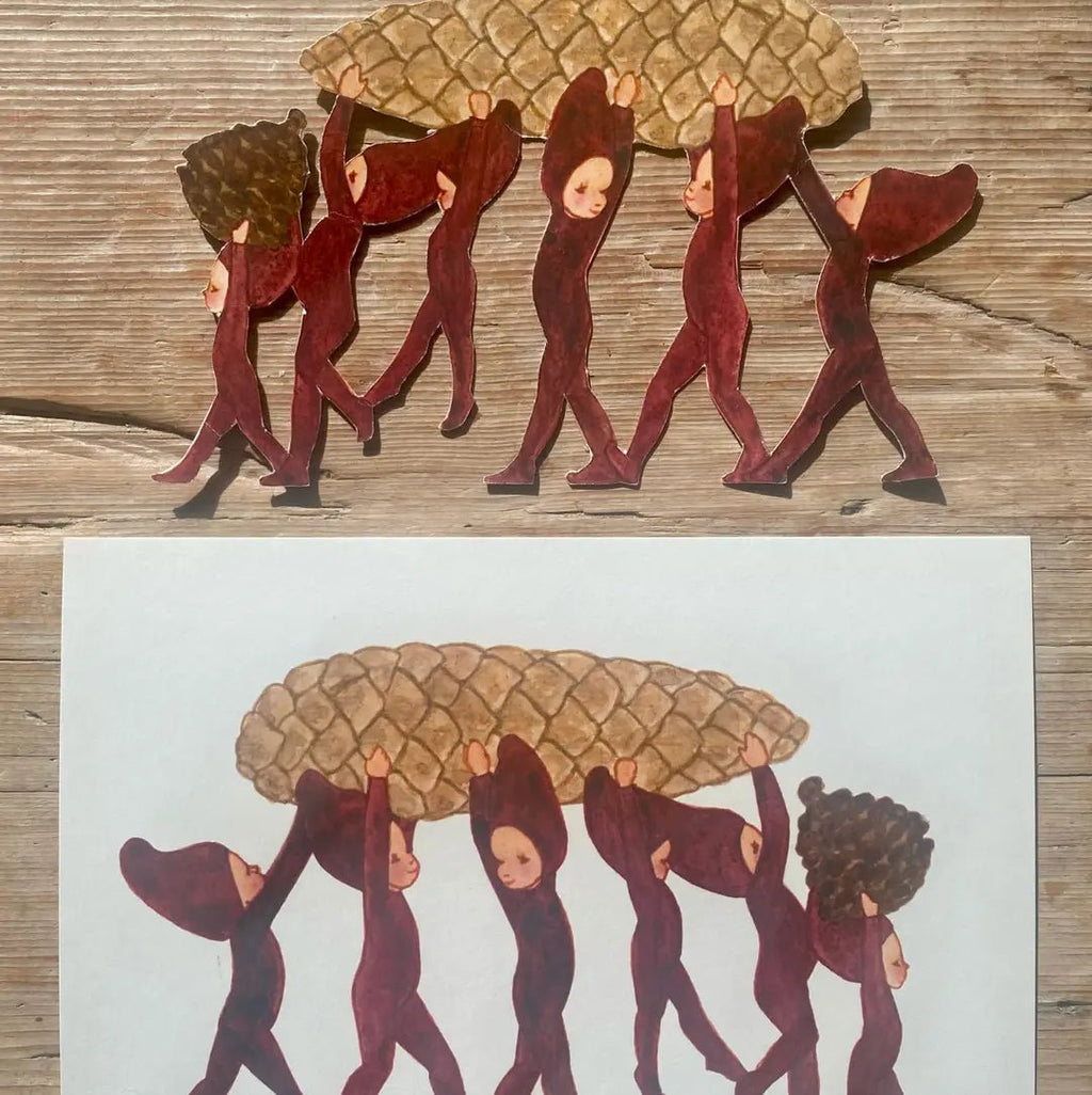 Danish Papercraft : Christmas Elves - Tribe Castlemaine