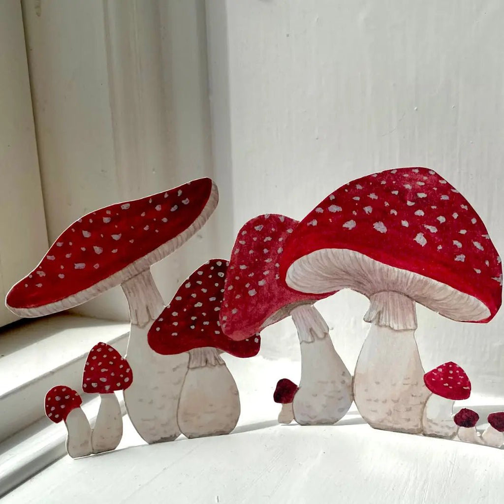Danish Papercraft : Toadstools - Tribe Castlemaine
