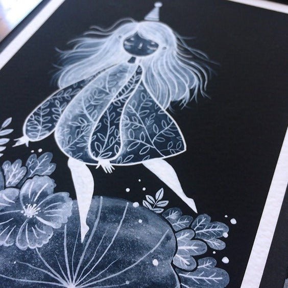 Dark Flower Hannakin Print - Tribe Castlemaine