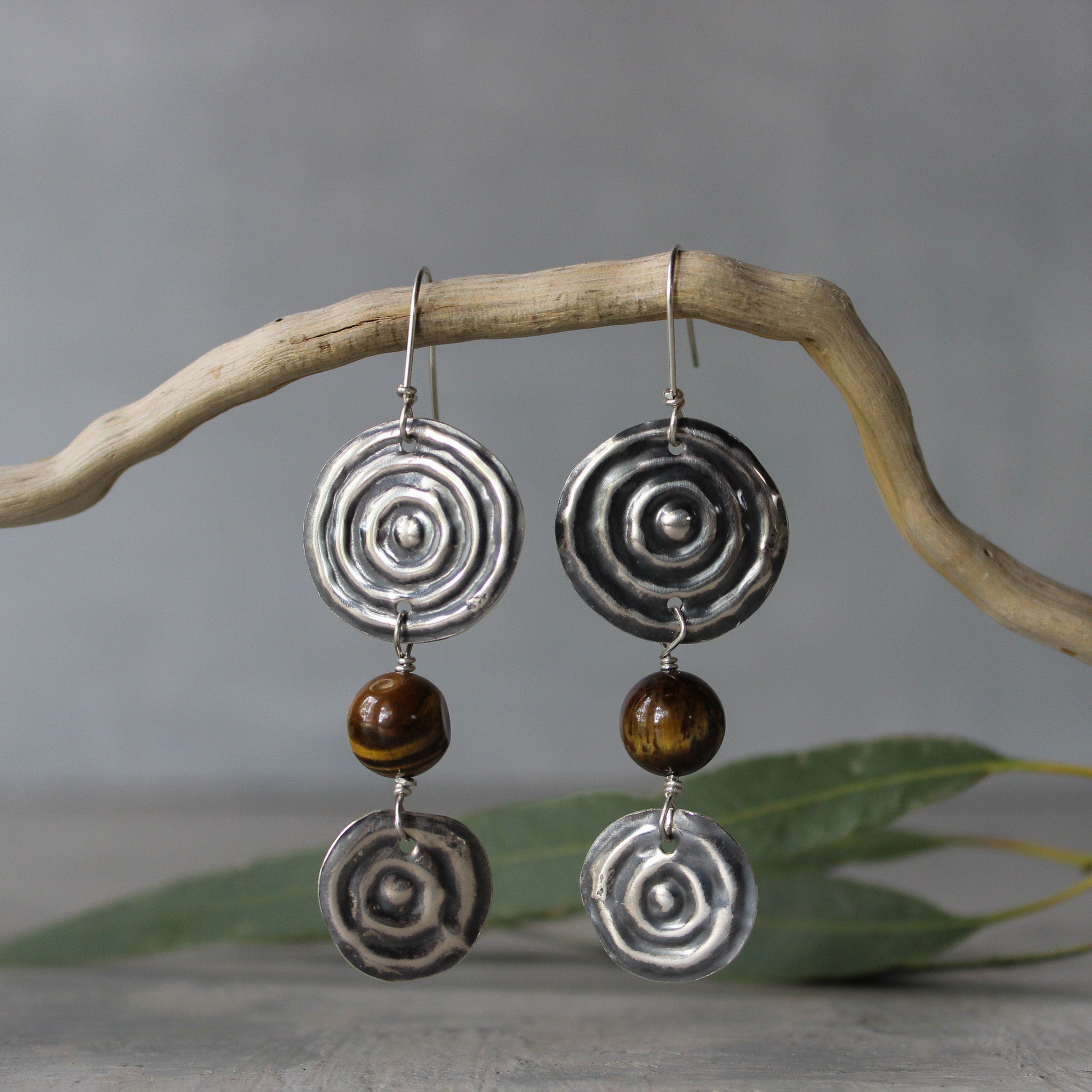 Double Waterhole Gemstone Earrings - Tribe Castlemaine