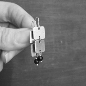 Ebony Echoes Earrings - Tribe Castlemaine