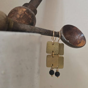 Ebony Echoes Earrings - Tribe Castlemaine