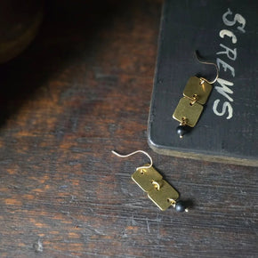 Ebony Echoes Earrings - Tribe Castlemaine