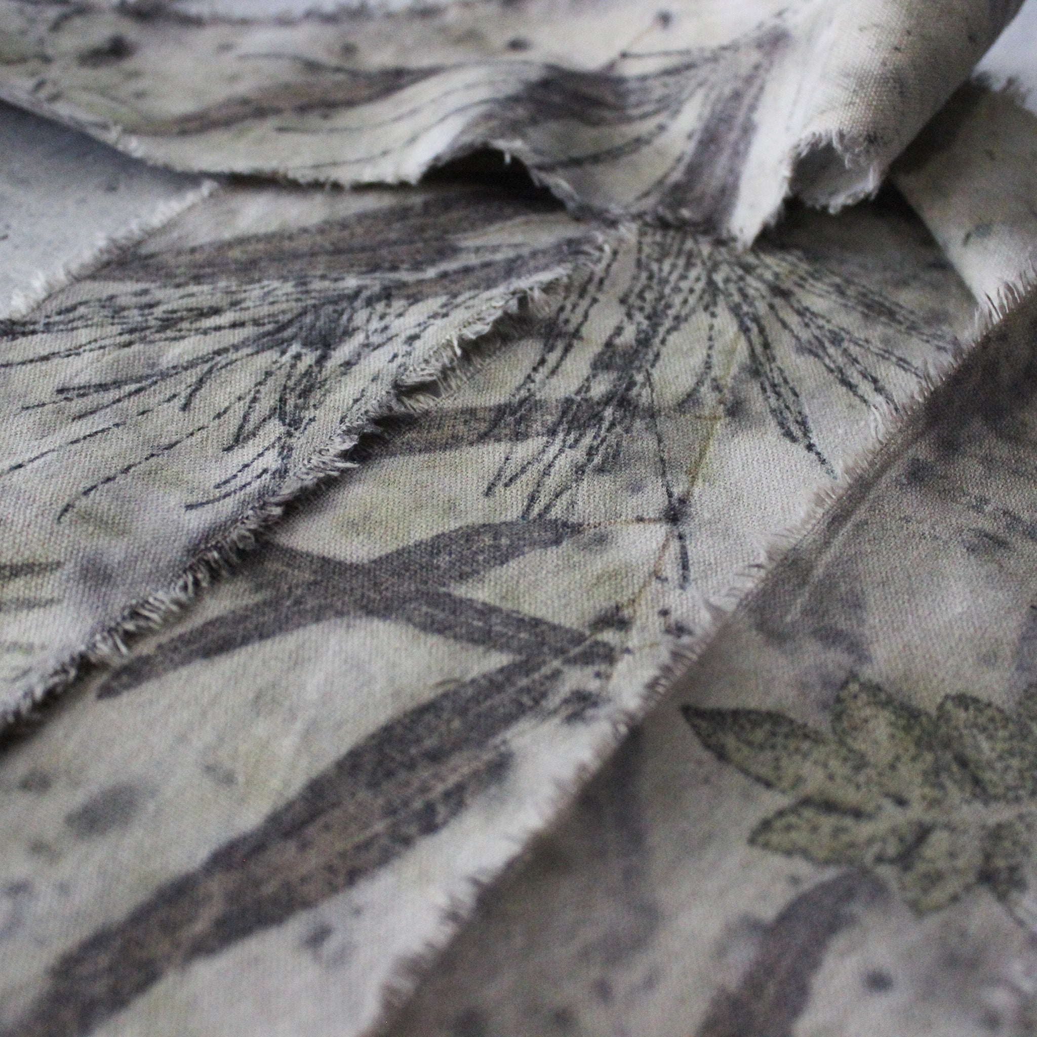 Eco - Print Calico Ribbon - Tribe Castlemaine
