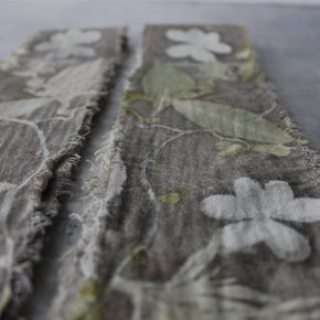 Eco-Print Calico Ribbon - Tribe Castlemaine