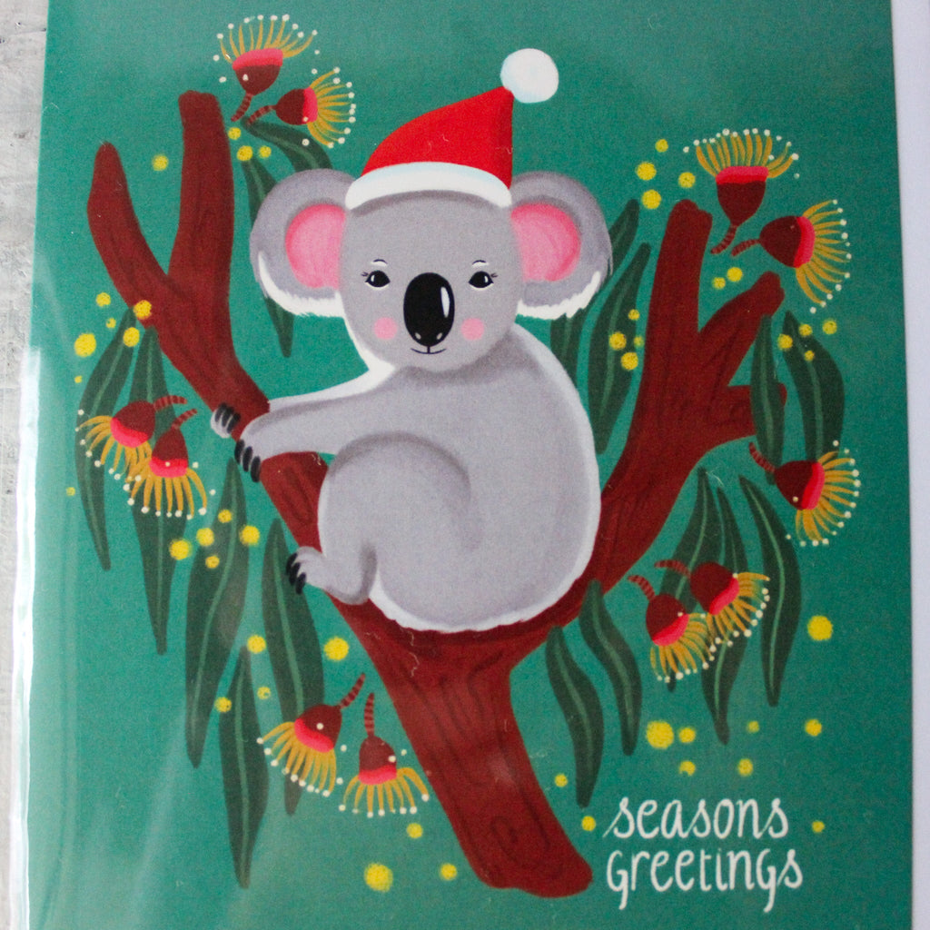 Emma Whitelaw Card Christmas Koala - Tribe Castlemaine