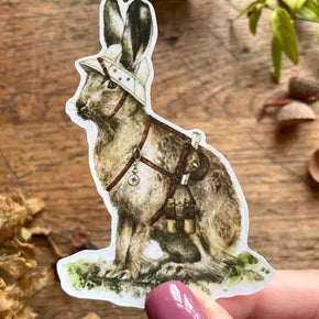 Explorer Hare Sticker - Tribe Castlemaine