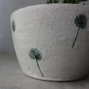 Extra Large Ceramic Planter Dandelion - Tribe Castlemaine
