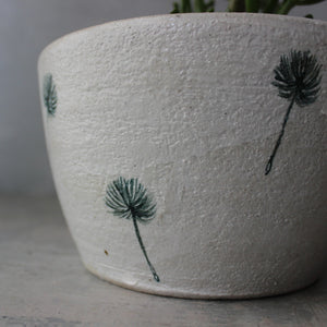 Extra Large Ceramic Planter Dandelion - Tribe Castlemaine