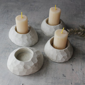 Faceted Candle Holders - Tribe Castlemaine