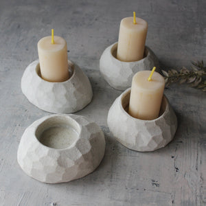 Faceted Candle Holders - Tribe Castlemaine