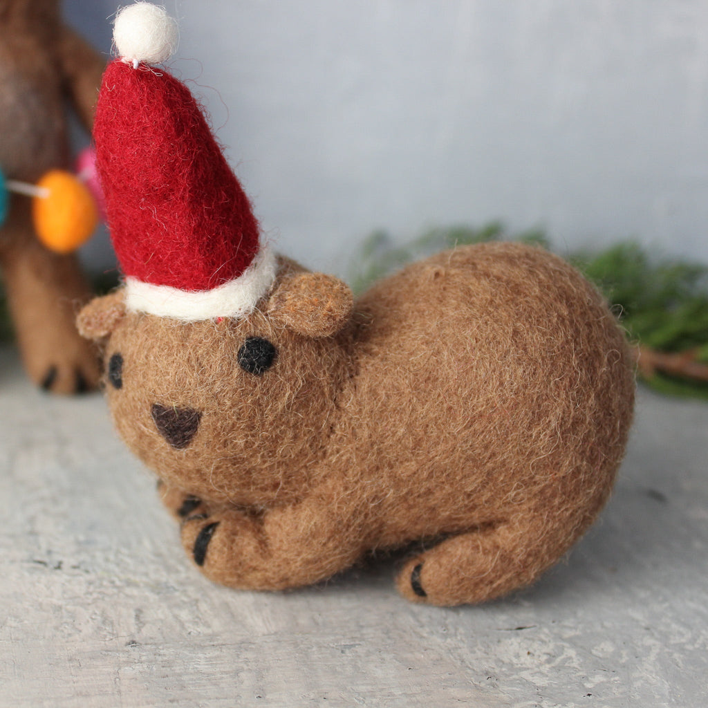 Felt Christmas Wombats - Tribe Castlemaine