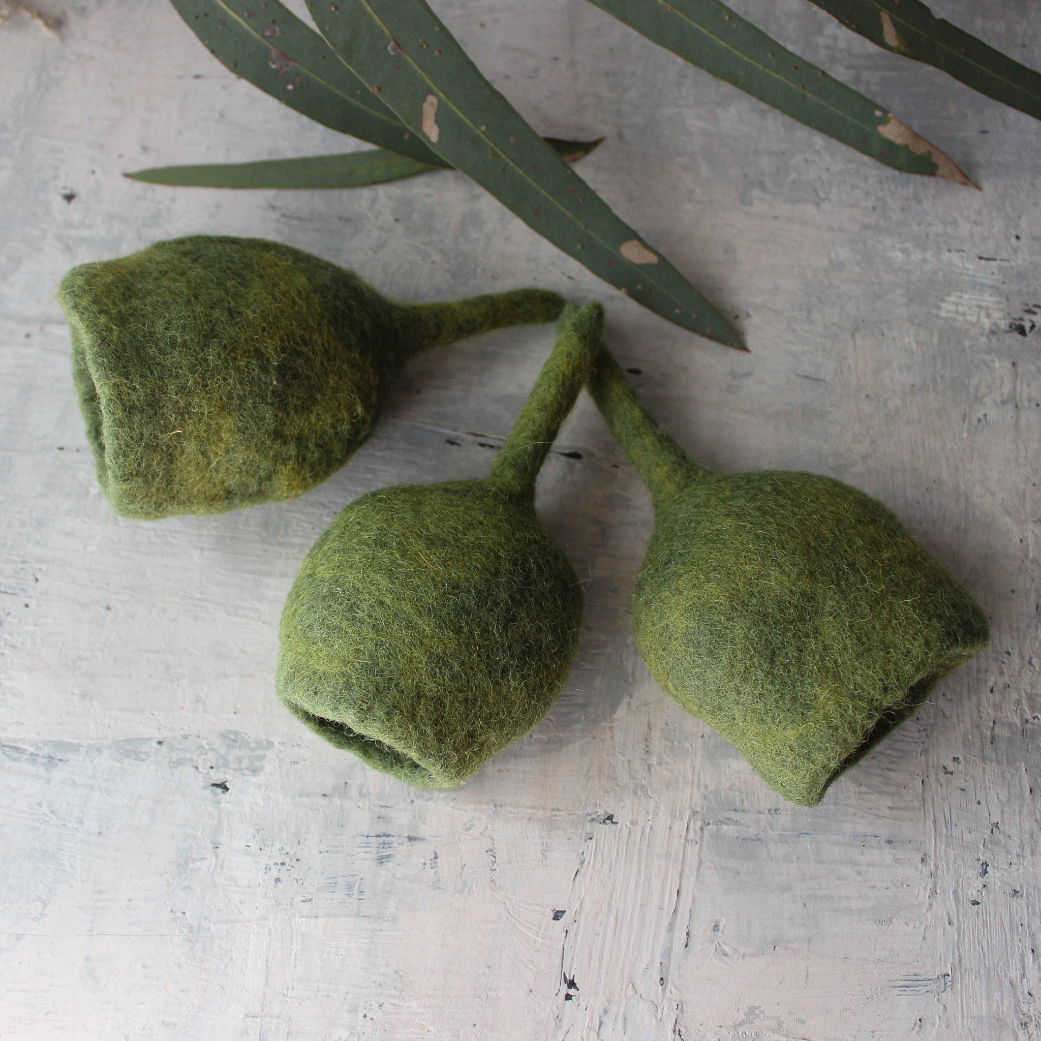 Felt Gumnut Pod - Tribe Castlemaine