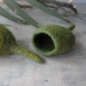 Felt Gumnut Pod - Tribe Castlemaine