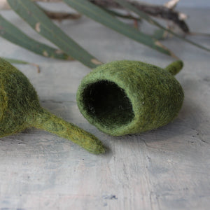 Felt Gumnut Pod - Tribe Castlemaine