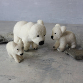Felt Polar Bears - Tribe Castlemaine