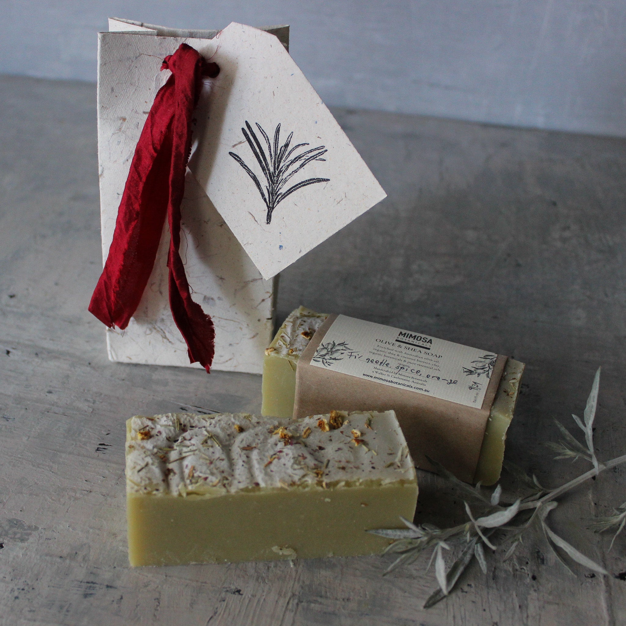 Festive Farmhouse Soap Gift Wrapped - Tribe Castlemaine