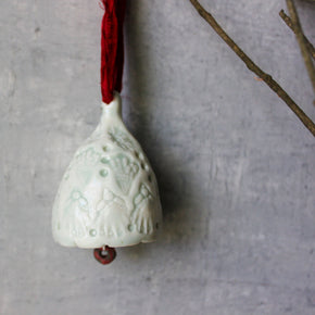 Festive Porcelain Bells - Tribe Castlemaine
