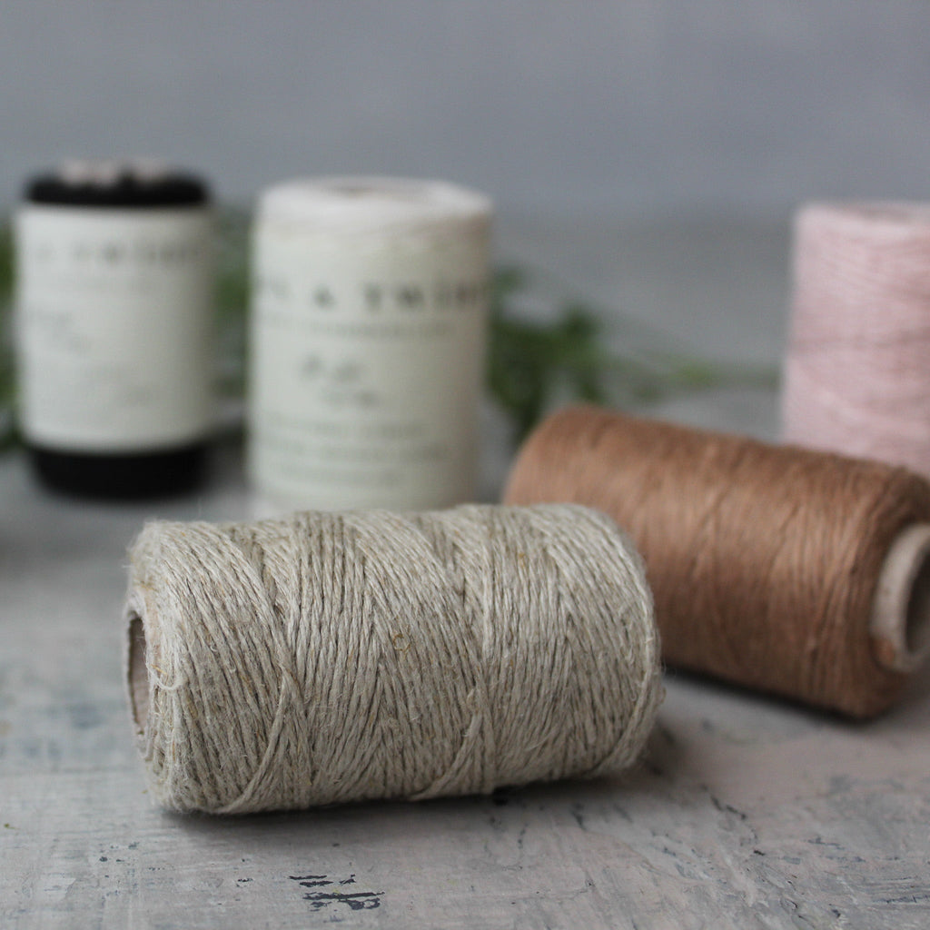 Flax & Twine Daytime Linen Yarn - 4 ply spools - Tribe Castlemaine