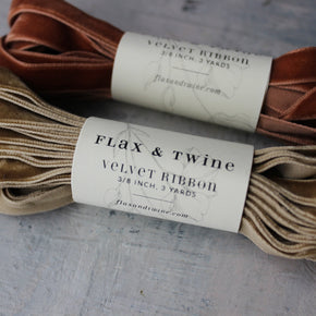 Flax & Twine Velvet Ribbon - Tribe Castlemaine