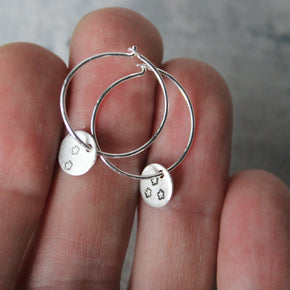 Forget - Me - Not Hoop Earrings - Tribe Castlemaine