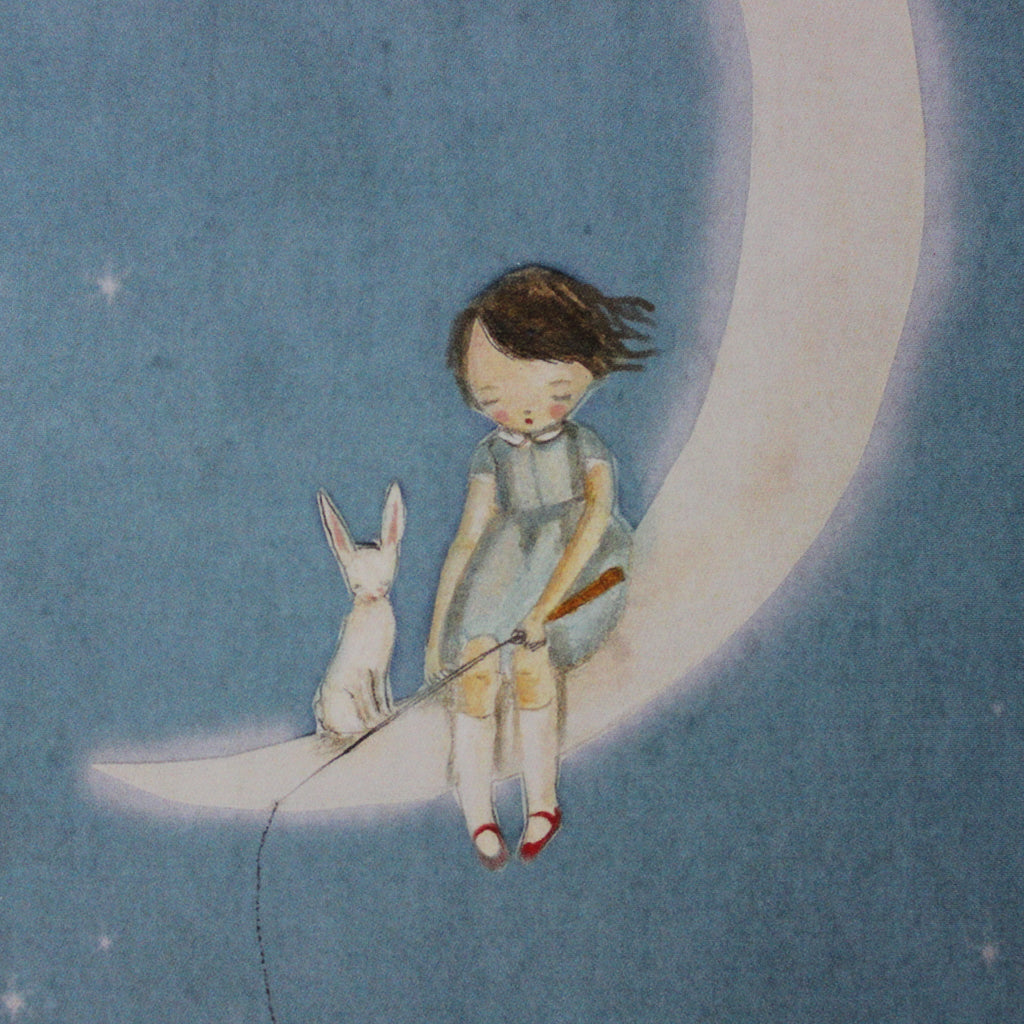 Formidable Forest 'Girl on Moon' Card - Tribe Castlemaine