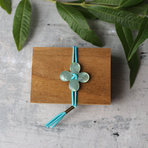 Glass Sewing Pins in Cherry - wood Box - Tribe Castlemaine