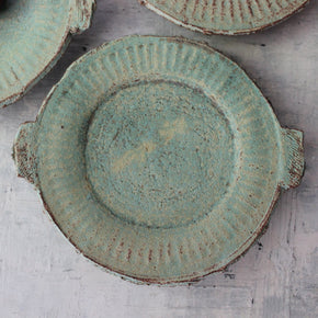 Green Stoneware Paper Plates - Tribe Castlemaine