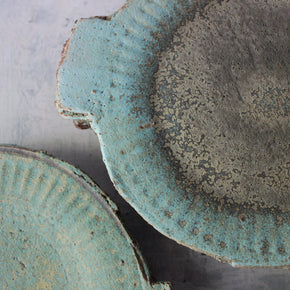 Green Stoneware Paper Plates - Tribe Castlemaine
