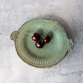 Green Stoneware Paper Plates - Tribe Castlemaine