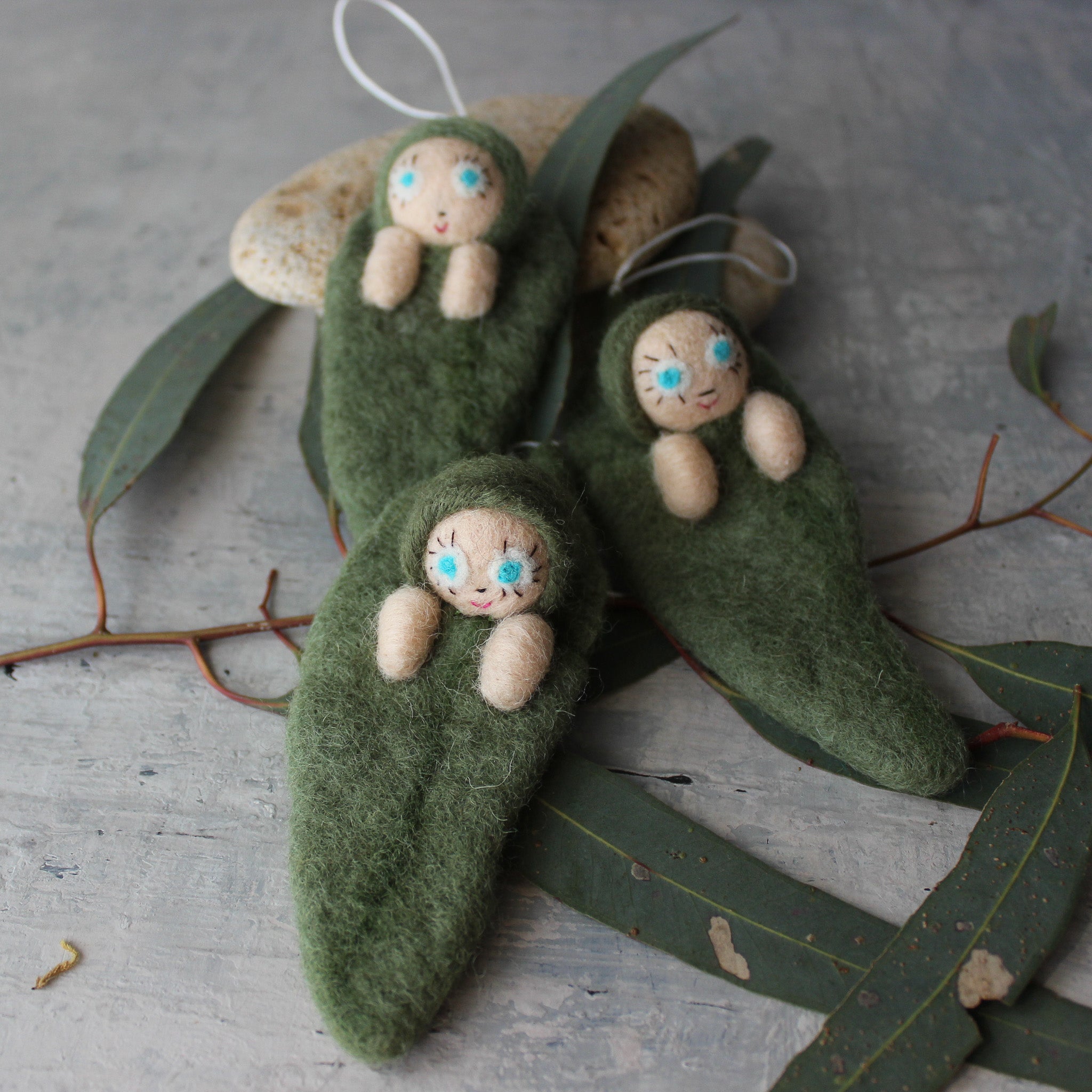 Gumnut Baby Snugglepot Cuddlepie Ornament - Tribe Castlemaine