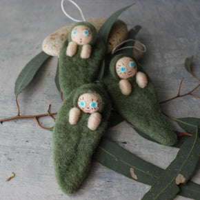Gumnut Baby Snugglepot Cuddlepie Ornament - Tribe Castlemaine