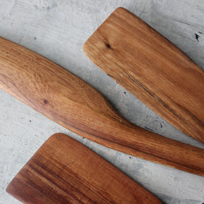 Hand Carved Wood Spatulas - Tribe Castlemaine