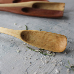 Hand Carved Wood Spoons Long - Tribe Castlemaine