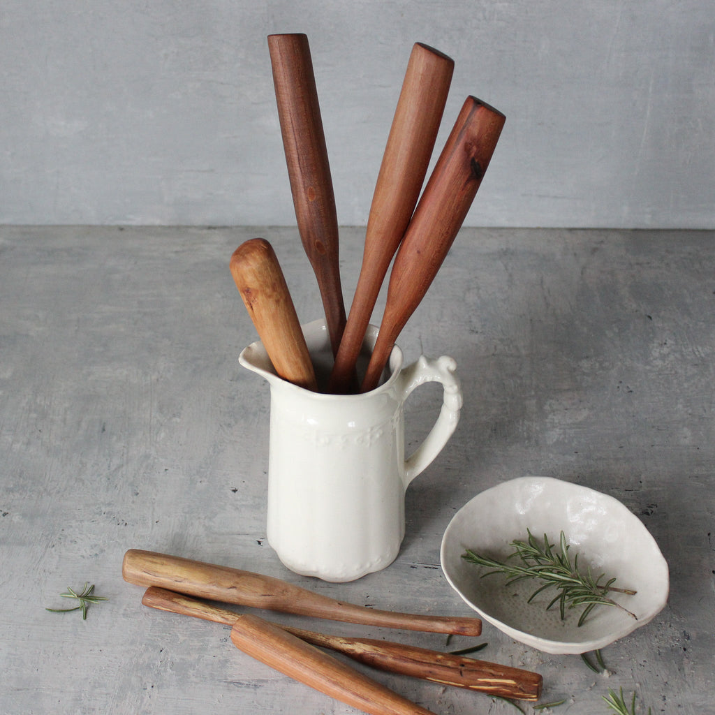 Hand Carved Wood Spurtles - Tribe Castlemaine