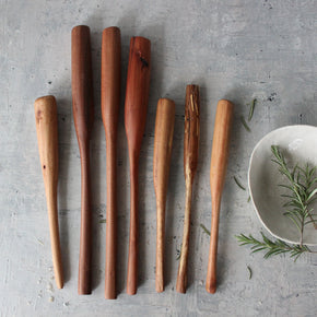 Hand Carved Wood Spurtles - Tribe Castlemaine