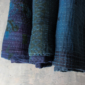 Hand Dyed Indigo Kantha Quilts - Tribe Castlemaine