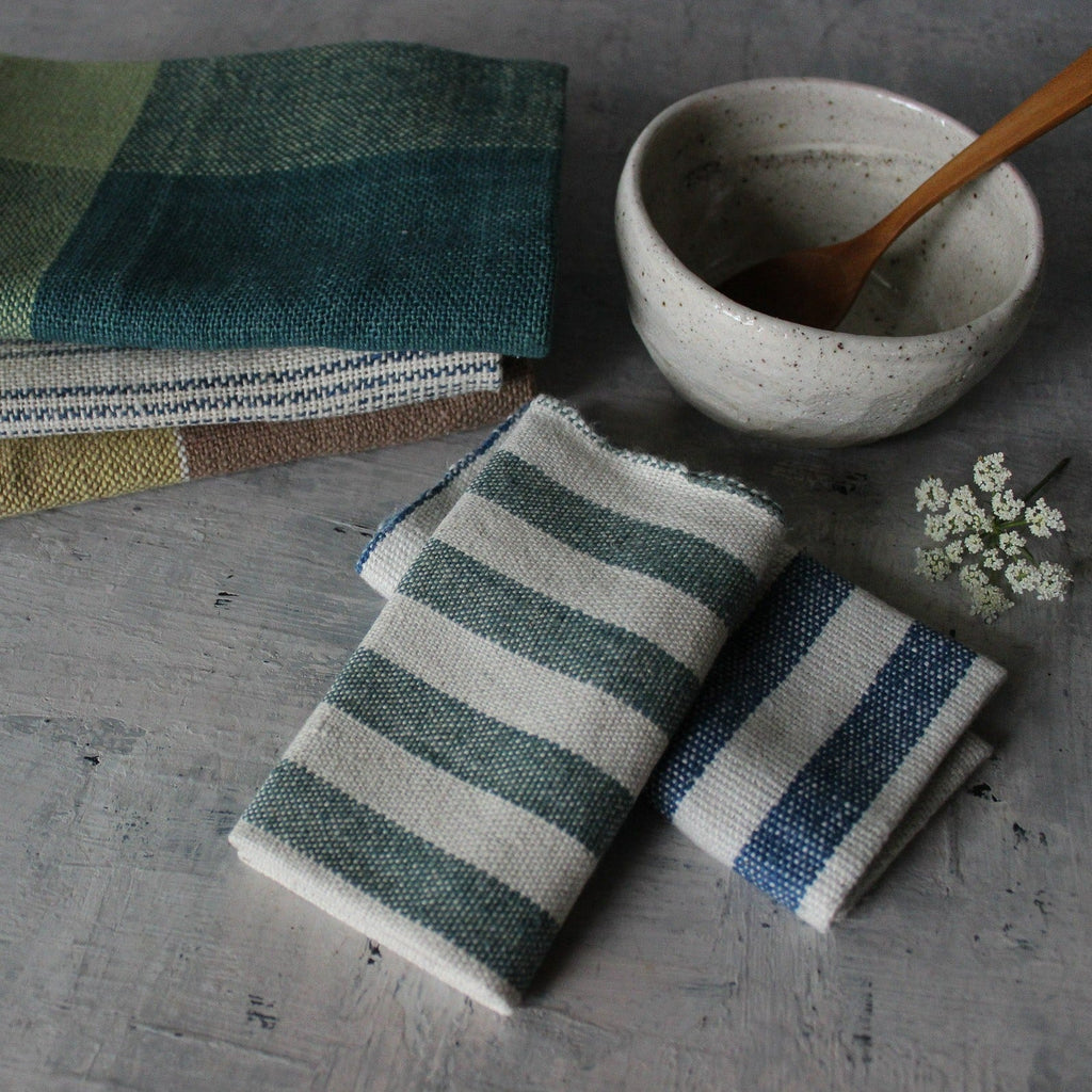 Handwoven Cotton Dish Cloths - Tribe Castlemaine