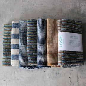 Handwoven Cotton Dish Cloths - Tribe Castlemaine