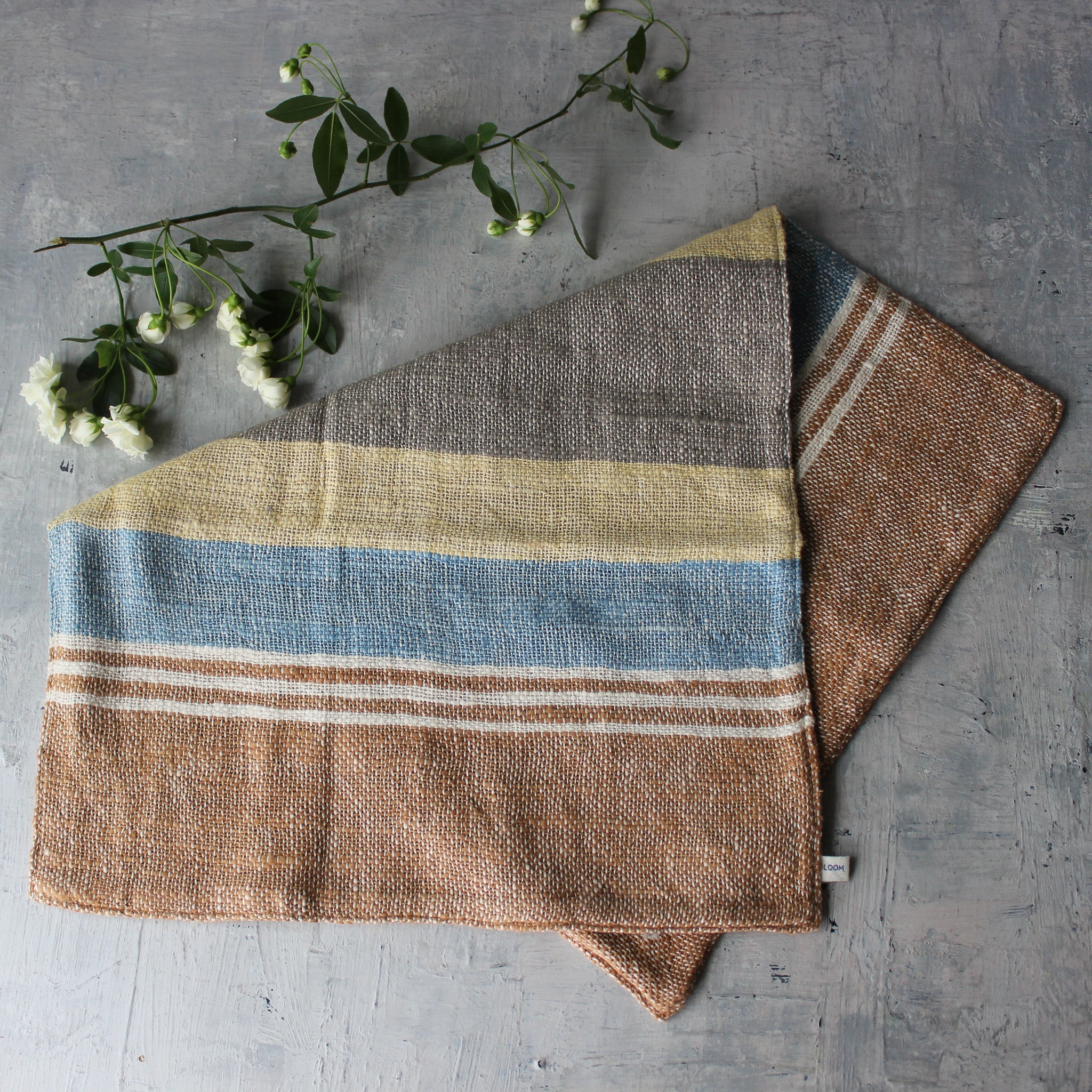 Handwoven Cotton Hand Towels - Tribe Castlemaine