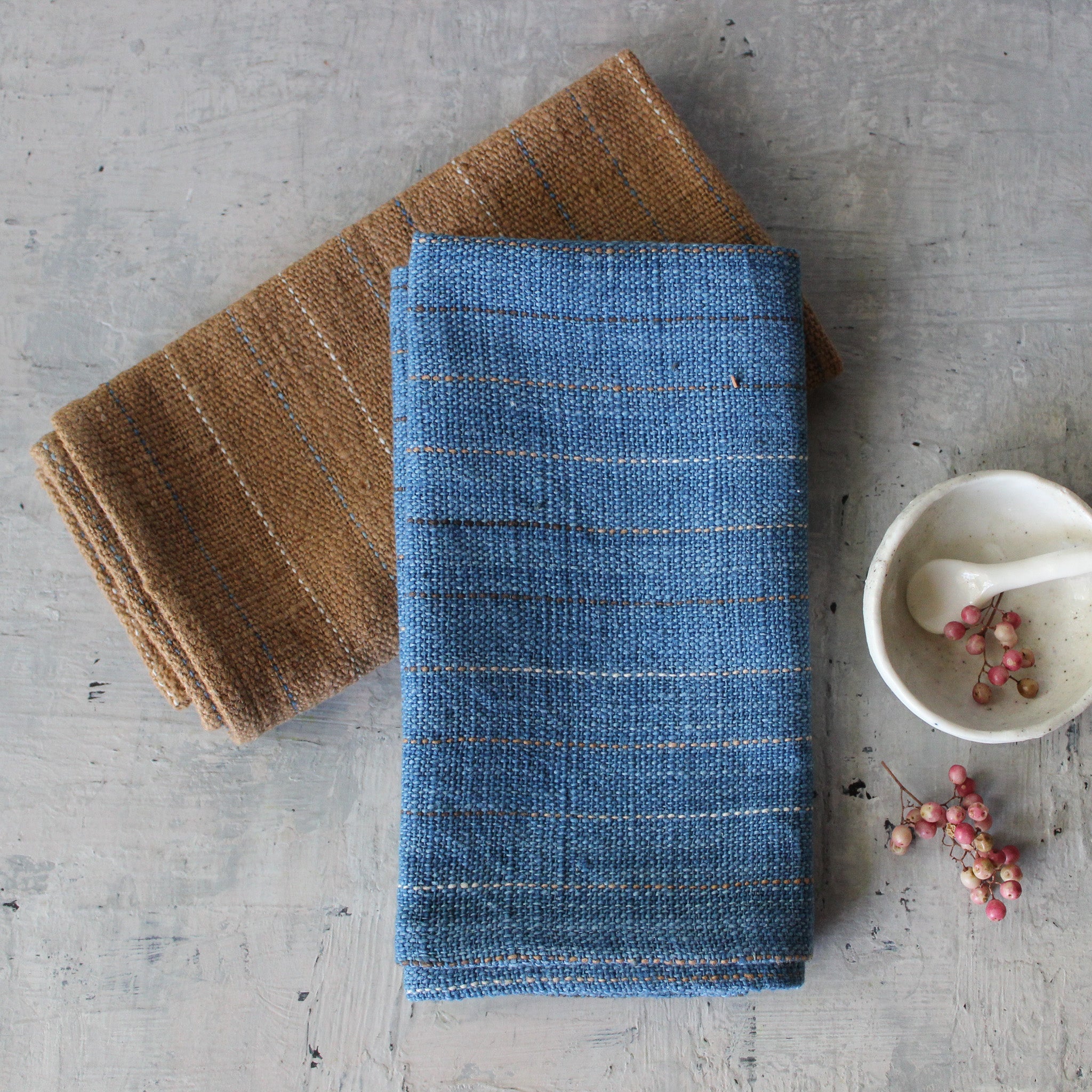 Handwoven Cotton Napkins - Tribe Castlemaine